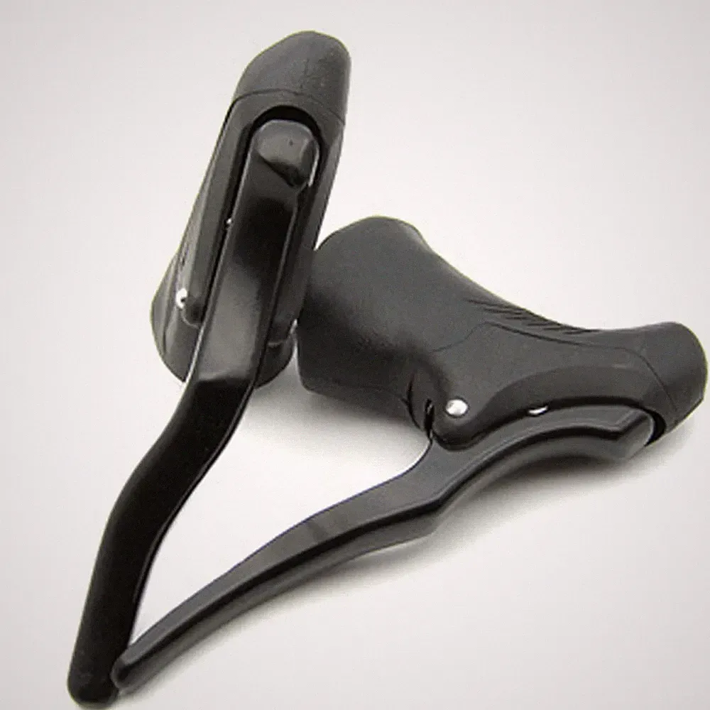 1 Pair Bicycle Brake Aluminum Alloy Road Bike Drop Bar Brake Levers Anti-slip