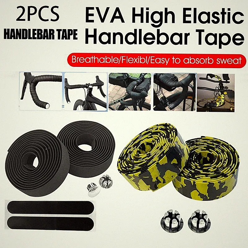 2-Rolls EVA Sport Road Ebike Electric Bike Bicycle Handlebar Drop Bar Tape Wrap