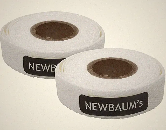 2-Rolls Newbaums Cotton Cloth Road Fixie Bike Handlebar Drop Bar Tape Wrap White