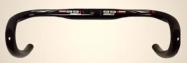 991 Droid Aero Road Black Handlebar Flat Top Drop Bar 42cm 31.8mm AL7071
