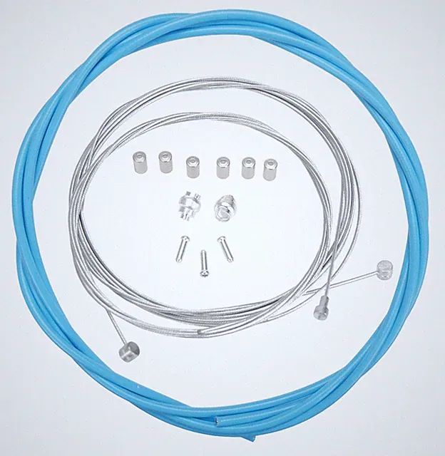 ACS Rotor Freestyle Bicycle Brake Cable Kit for BMX/MTB - LIGHT BLUE
