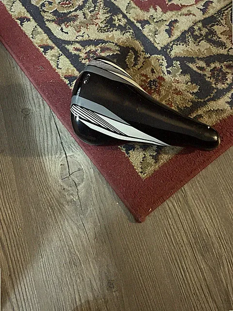 Bicycle Seat Black Silver New