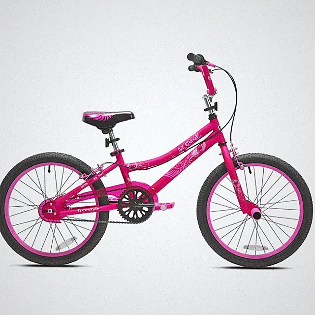BMX Child Bicycle 20" Wheels Kids Ages 7-14 Pink Adjustable Seat FREE SHIPPING