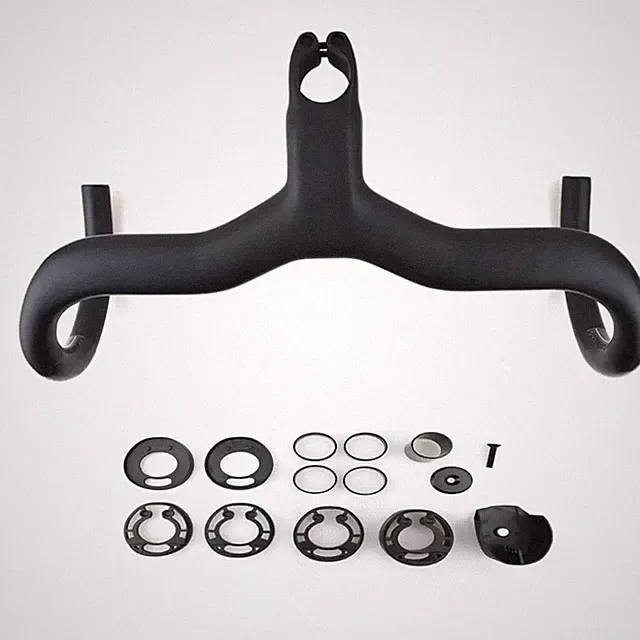 Carbon Road Bicycle Aero bar Integrated Drop Bar with Internal Cable Routing