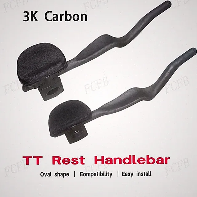 Carbon Road Fixed Gear Bicycle Triathlon Time Trick Extended TT Rest Handle