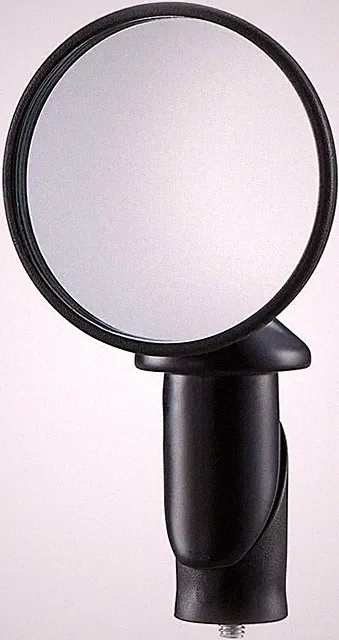 Cat Eye Bicycle Bar End Mirror BM-45 Black Drop Flat backward view 45mm Japan