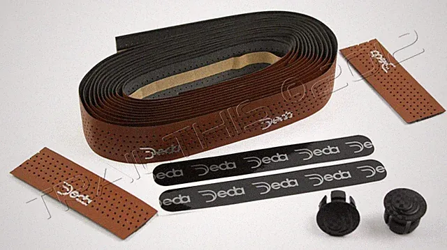 Deda Elementi Mistral Brown Road Bike Handlebar Drop Bar Tape Synthetic Leather