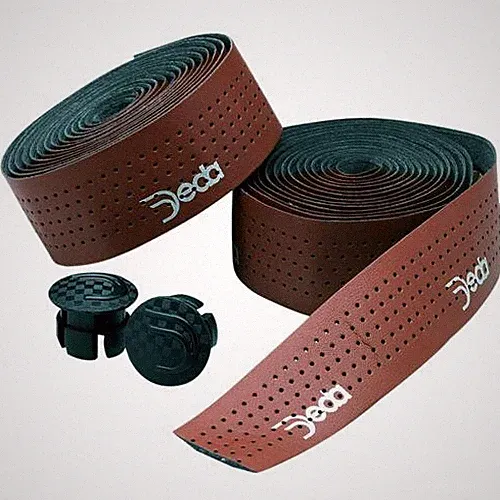 Deda Elementi Mistral Synthetic Leather Handlebar Tape Brown Road Drop Bar Bike