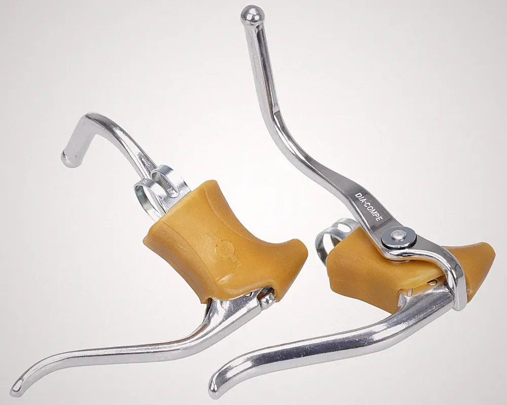 Dia-Compe 165EX Road Bike Drop Bar Bicycle Brake Levers Lever Set - SILVER with