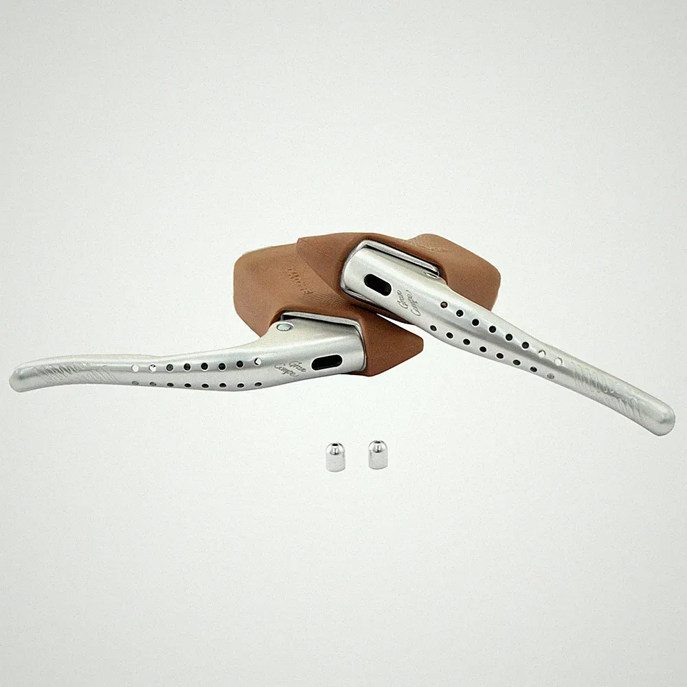 DIA-COMPE GC07H Aero Drilled Road Bike Drop Bar Brake Levers Set , Brown