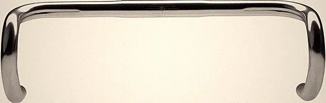 Dimension Short Drop Handlebar 26mm Clamp 44cm Width 340g Silver Aluminum