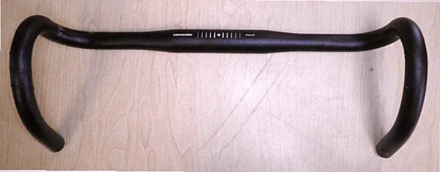 "FOUR" 644mm BLACK ROAD BICYCLE DROP BAR BIKE PARTS 71-3