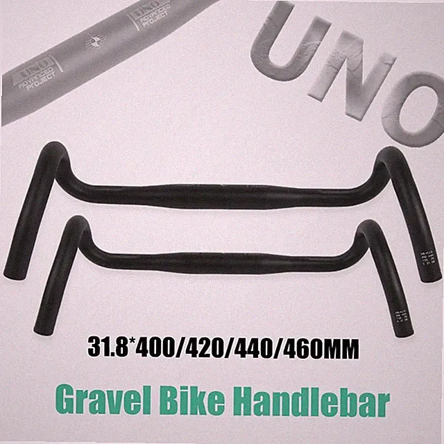 Gravel Bike Handlebar 31.8*400/420/440/460mm Ultralight Drop Bar Matte