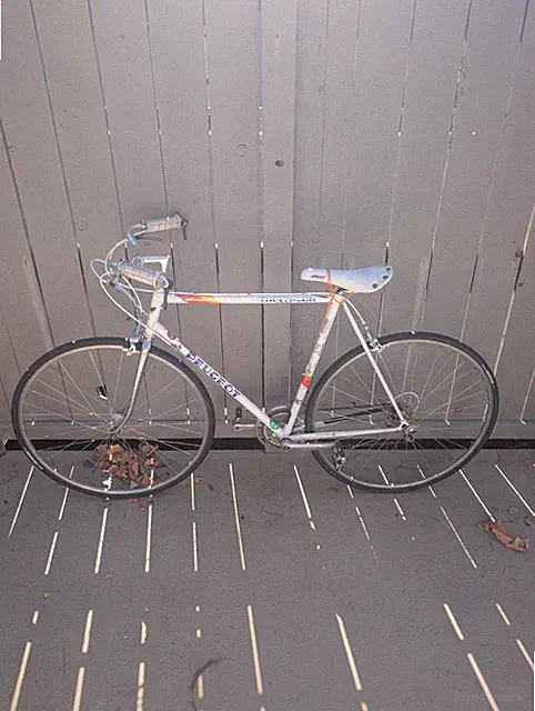 Peugeot Road Bike 700C 53cm Silver Drop Bar Side Pull Caliper Derailleur