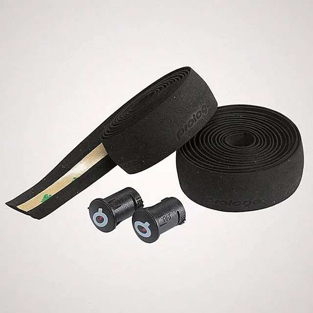 Prologo Plaintouch Drop Bar Cork Tape/Plugs Road Cross Touring Racing Black 1 Pr