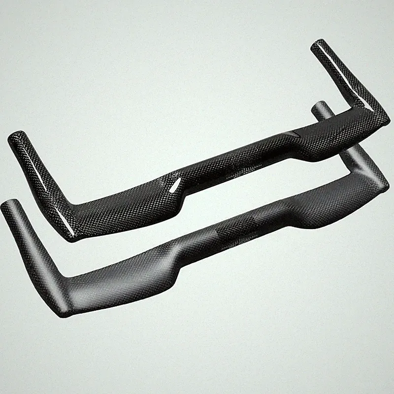 Road Bicycle Carbon Fiber TT Rest Drop Bar Fixed Gear Bike Handlebar 25.4/31.8mm
