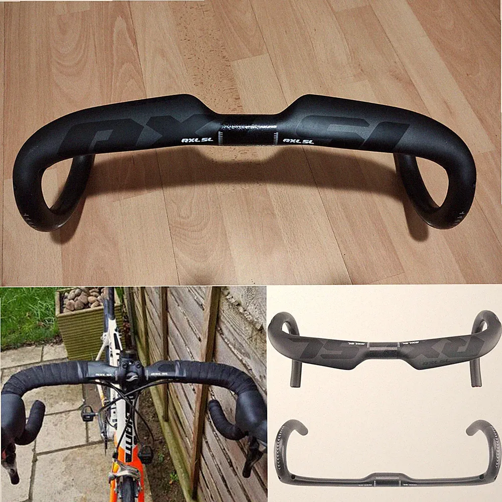 Road Bicycle Drop Bar Carbon Fiber 31.8 Bike Handlebar Internal Routing 40/42/44