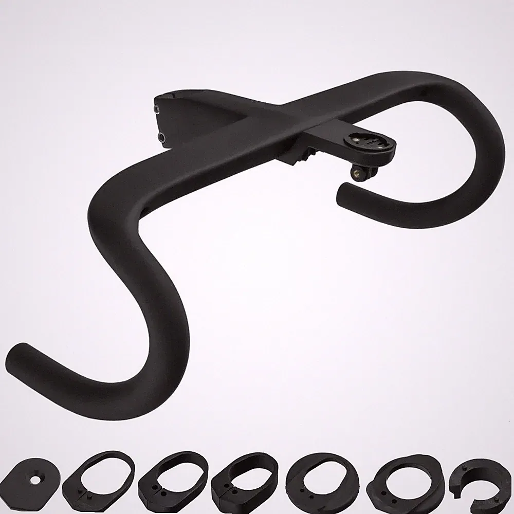 Road Bicycle Drop Bar Carbon Integrated 28.6mm Internal Width 380/400/420MM