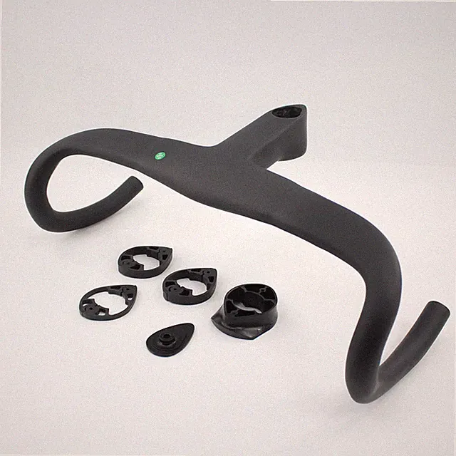 Road Bike Full Carbon Fibre Handlebar and Stem with Washer Top Cap Sets Parts
