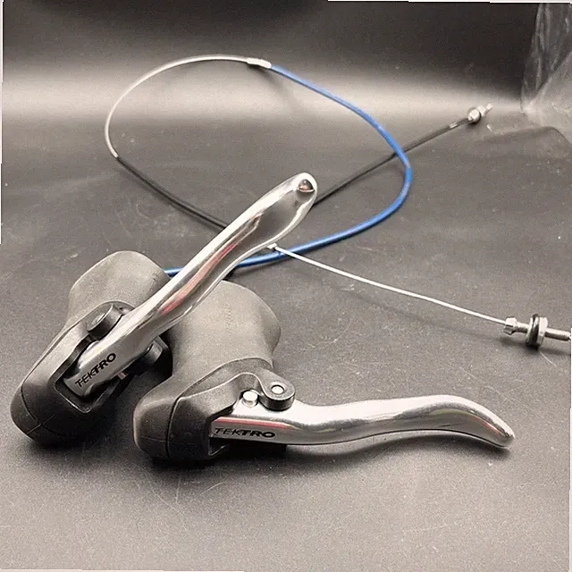 Tektro Bike Brake Lever Set Drop Bar Road Brake Levers w/ Cables Pair