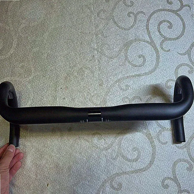 USA Stock Carbon Bike Bent Bar External Routing Racing Bike Drop Handlebar 31.8