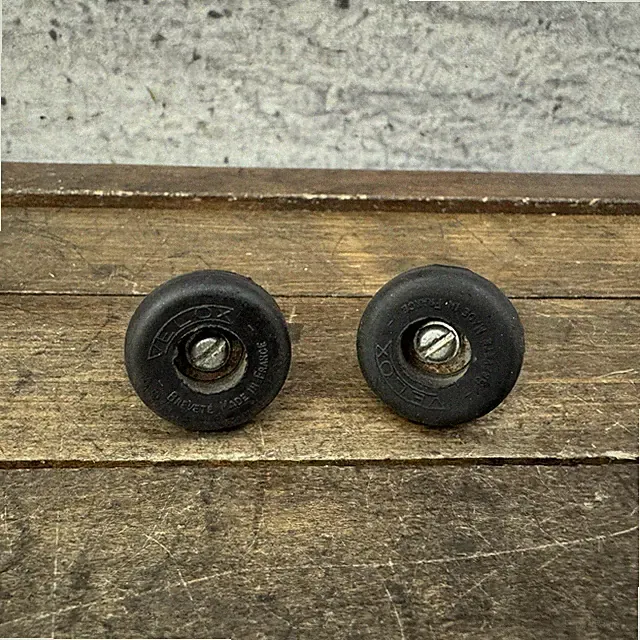 Vintage Velox Bar End Plugs Black Expansion Drop Bar Road Bike France 70s 80s